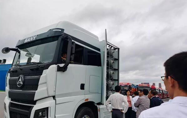 投放100輛氫燃料工程車，三一推進岳陽氫能示范城市建設