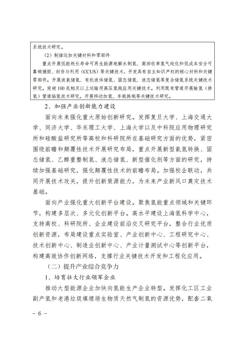 《上海市氫能產業發展中長期規劃 (2022-2035年)》印發!2025年規模突破1000億元_05 《上海市氫能產業發展中長期規劃 (2022-2035年)》印發!2025年規模突破1000億元_05